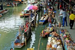بازار شناور کلانگ لات مایوم بانکوک - Bangkok Khlong Lad Mayom Floating Market