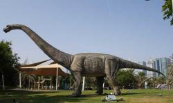 پارک دایناسورها در گاردن گلو دبی - Dinosaur Park at Dubai Garden Glow